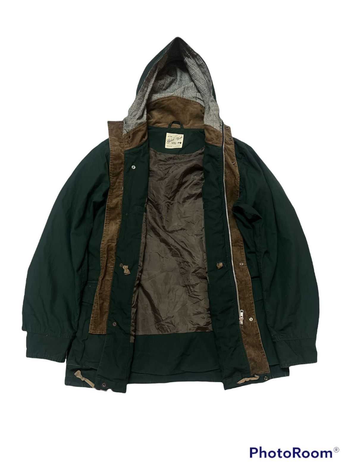 Global Work × Japanese Brand Emerald Green Parka Jacket Global Work Size US M / EU 48-50 / 2 - 1 Thumbnail