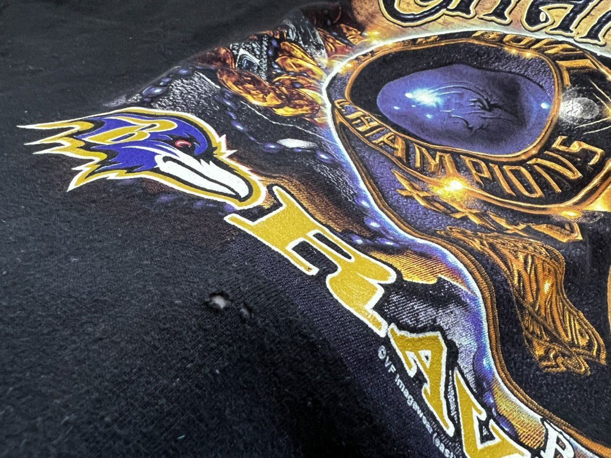NFL 2001 Baltimore Ravens Super Bowl T-Shirt Size US XL / EU 56 / 4 - 3 Thumbnail
