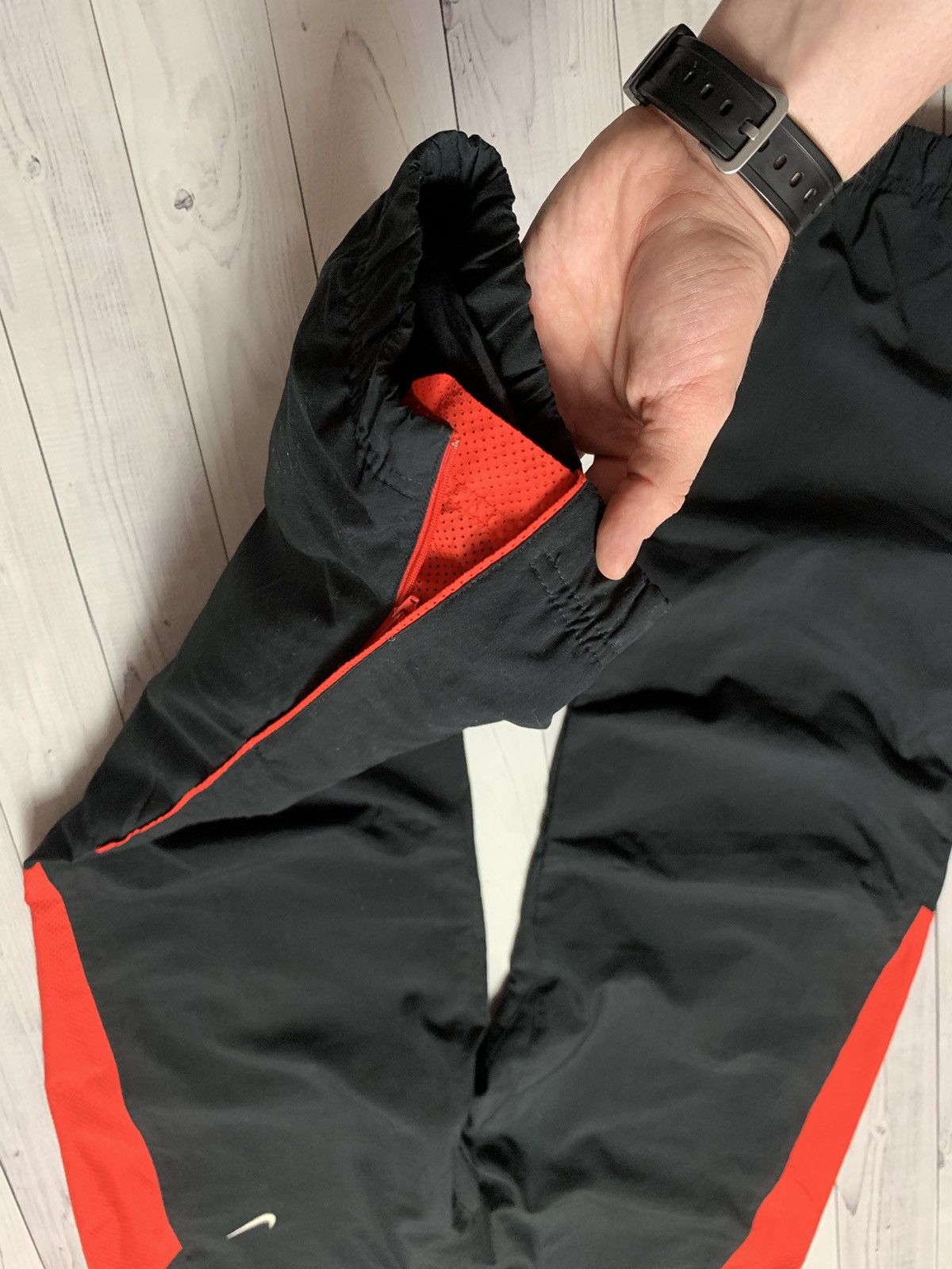 Nike × Vintage Vintage Nike drill pants size L joggers logo Size US 34 / EU 50 - 6 Thumbnail