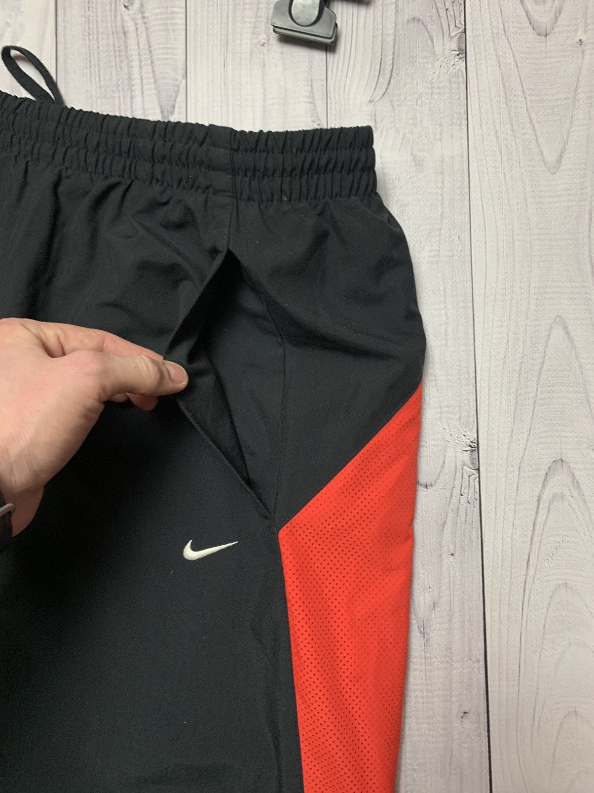 Nike × Vintage Vintage Nike drill pants size L joggers logo Size US 34 / EU 50 - 4 Thumbnail