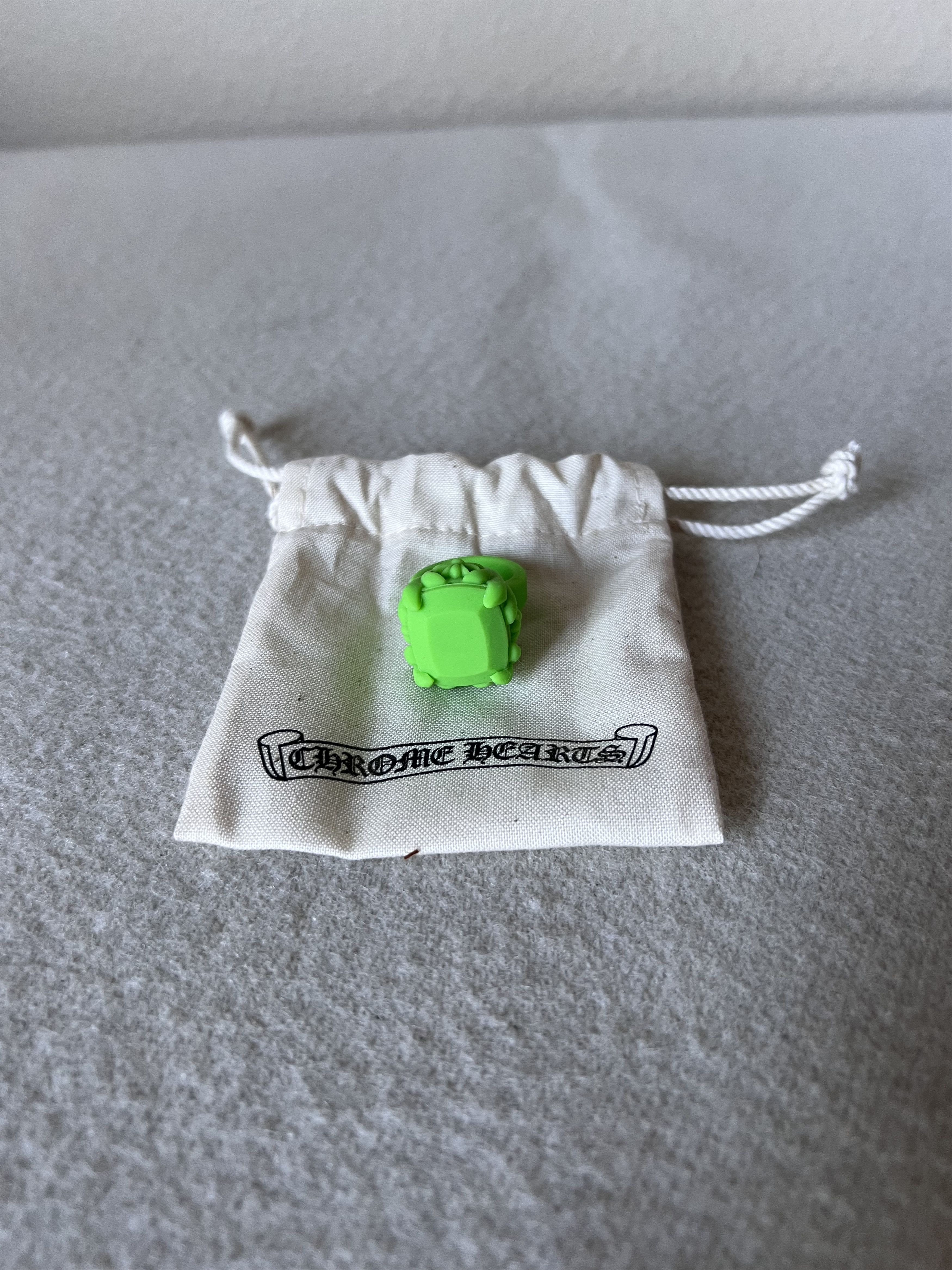 Chrome Hearts Chrome Hearts C + T Silicone Ring in Green Size ONE SIZE - 3 Thumbnail
