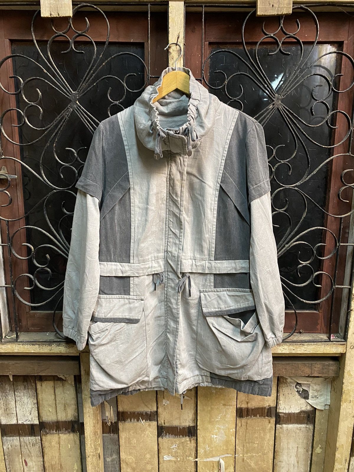 image of Archival Clothing Tankus Achieve Parka Avant Garde Design Inspire Rick Owens, Men's (Size Medium)