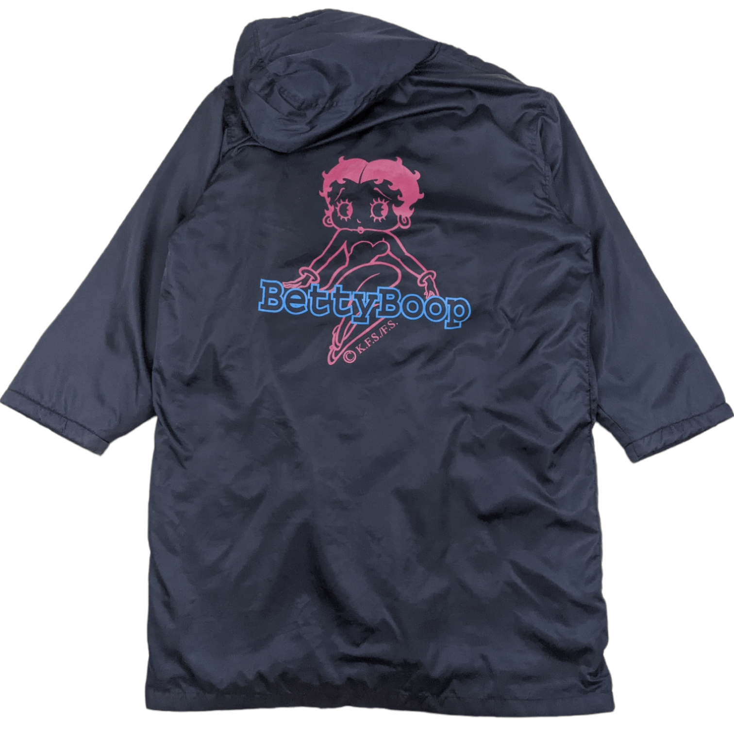 Cartoon Network Vintage 90's BETTY BOOP Windbreaker Winter Longline Jacket Size US XL / EU 56 / 4 - 6 Thumbnail