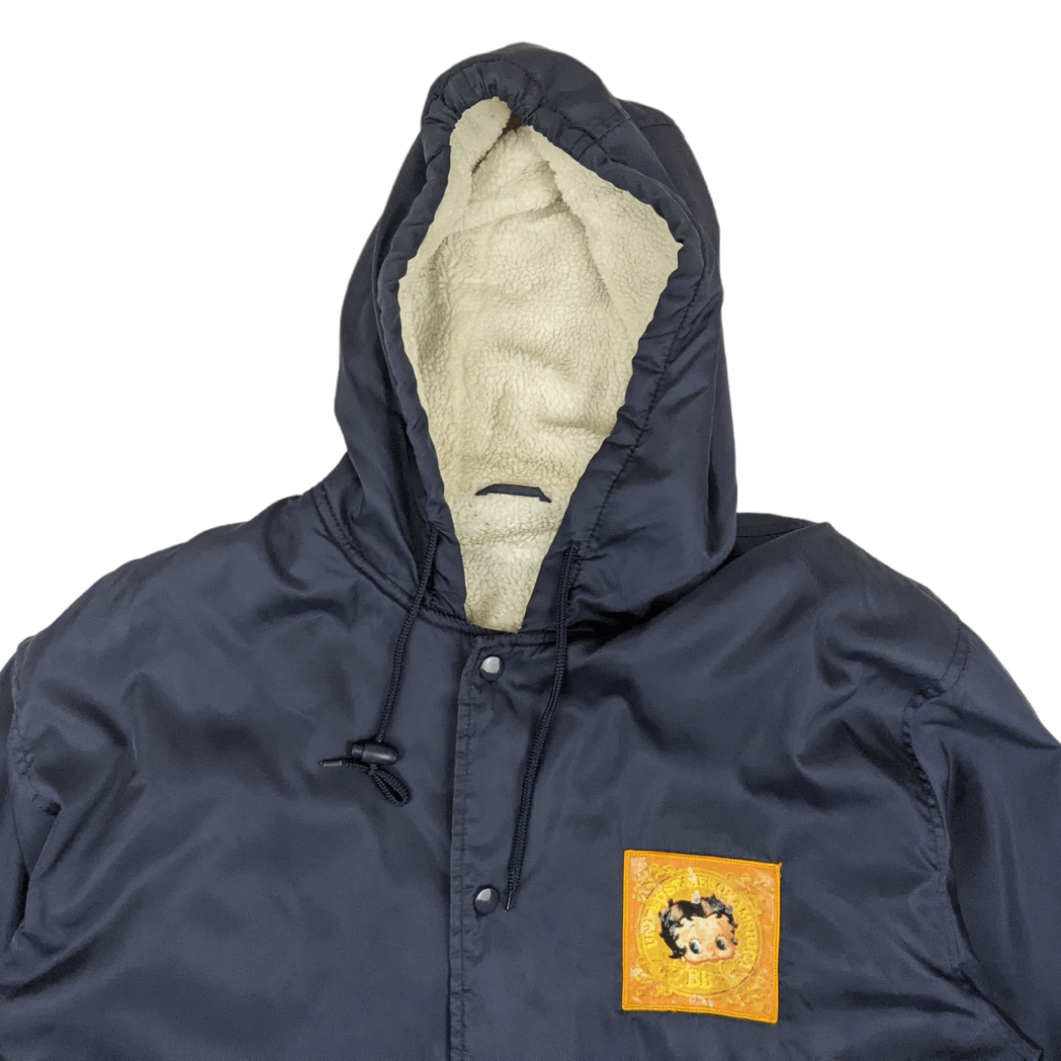 Cartoon Network Vintage 90's BETTY BOOP Windbreaker Winter Longline Jacket Size US XL / EU 56 / 4 - 4 Thumbnail