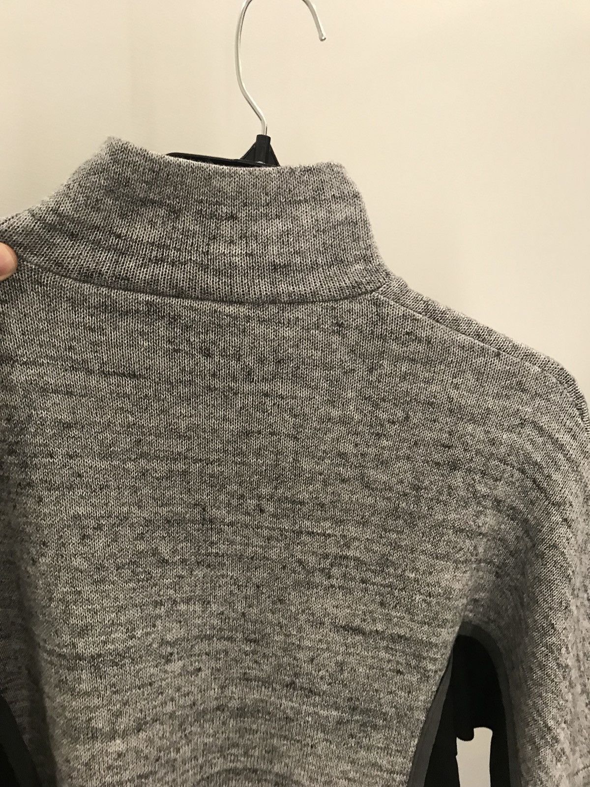N.Hoolywood Mock Neck Grey & Black Knit Size US M / EU 48-50 / 2 - 14 Thumbnail