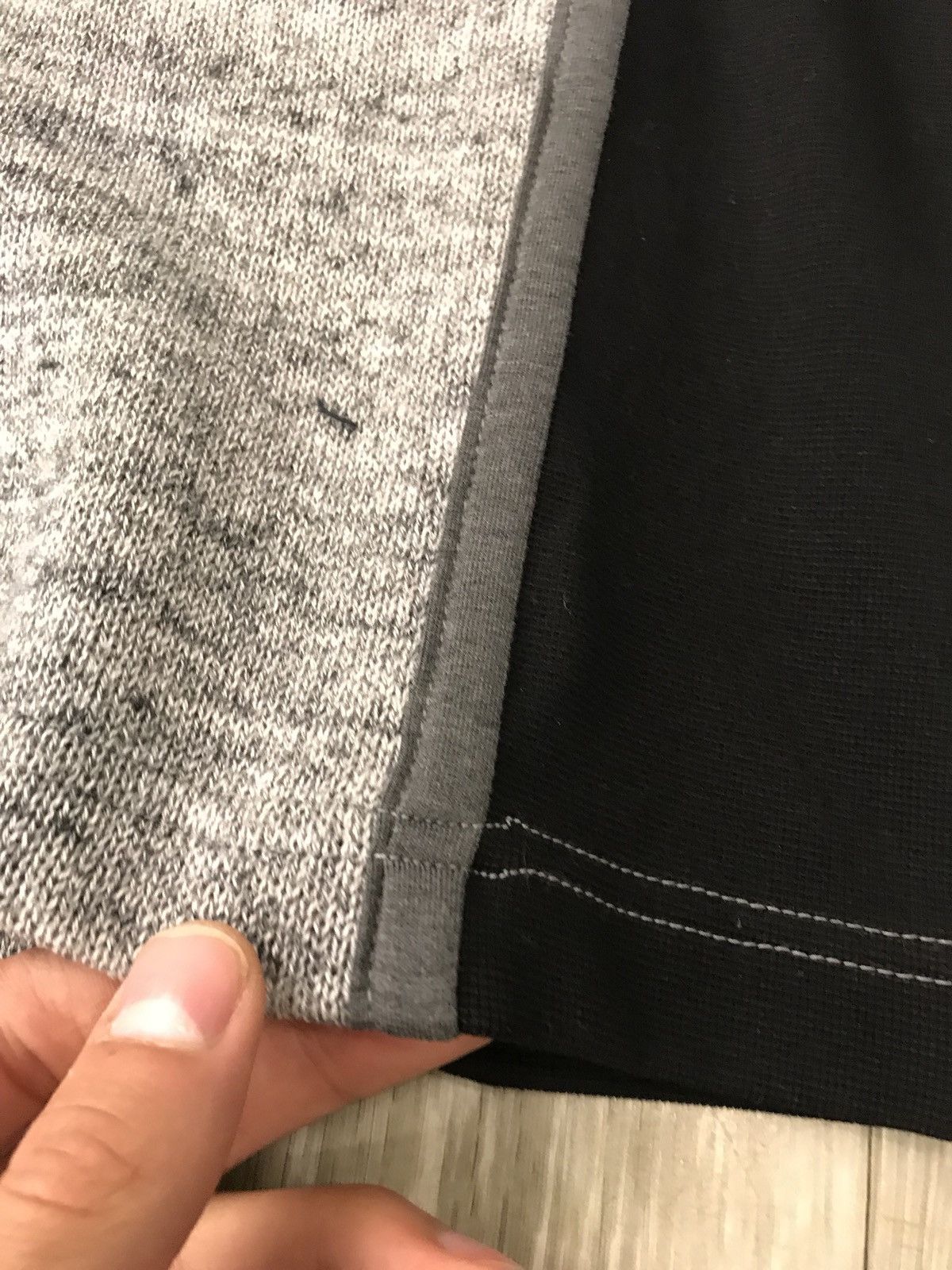 N.Hoolywood Mock Neck Grey & Black Knit Size US M / EU 48-50 / 2 - 6 Thumbnail