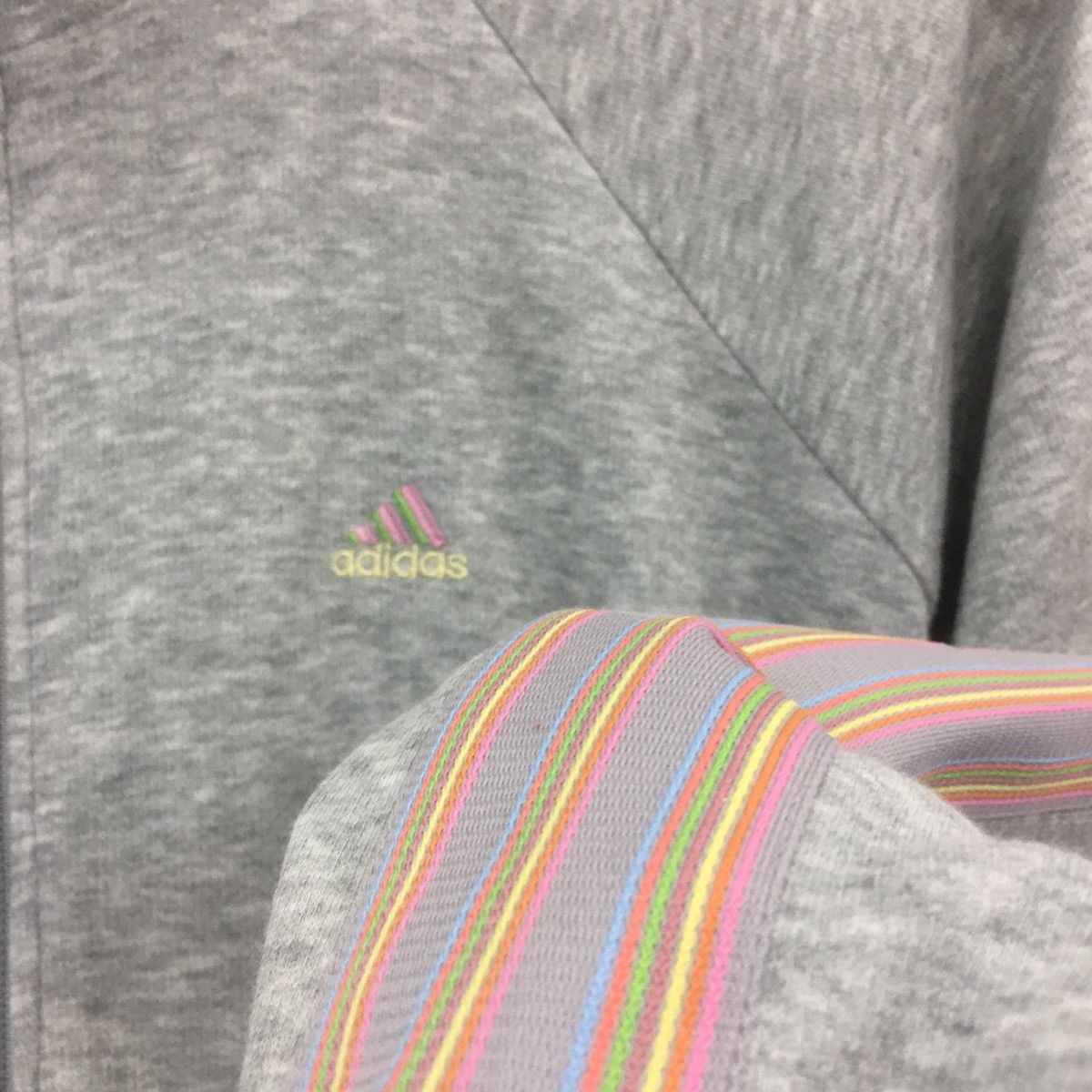 Adidas × Vintage Vintage Adidas Sweatshirt Zipper Up Adidas Small Embroidery Size US S / EU 44-46 / 1 - 4 Thumbnail