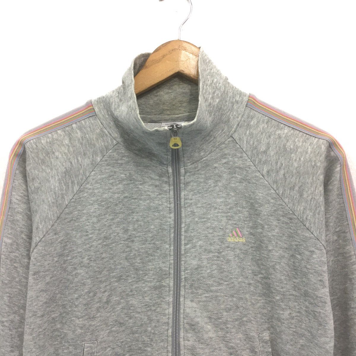 Adidas × Vintage Vintage Adidas Sweatshirt Zipper Up Adidas Small Embroidery Size US S / EU 44-46 / 1 - 2 Thumbnail