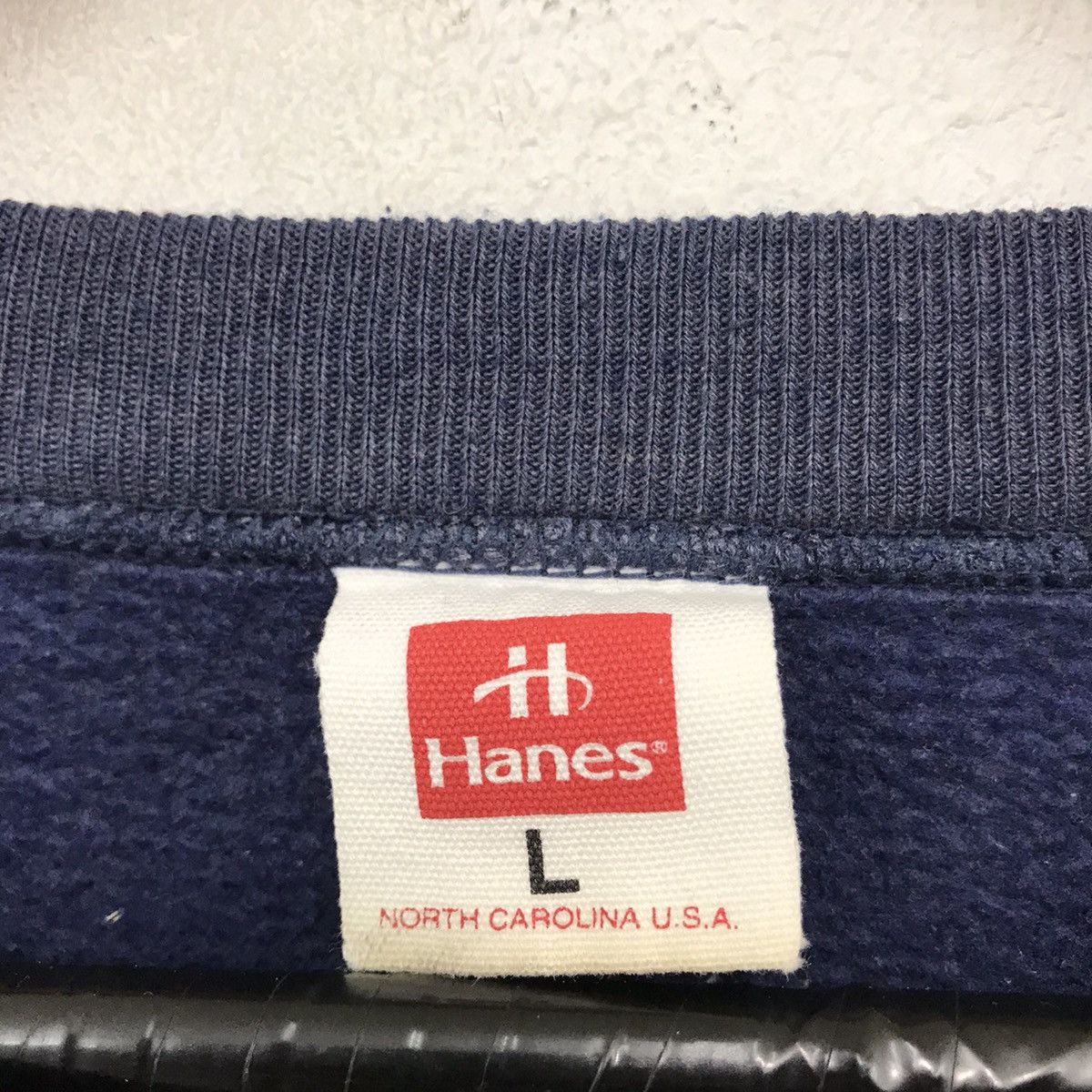Hanes × Vintage Hanes Sweatshirt Crewneck Big Spellout North Corolina Hanes Size US M / EU 48-50 / 2 - 7 Thumbnail