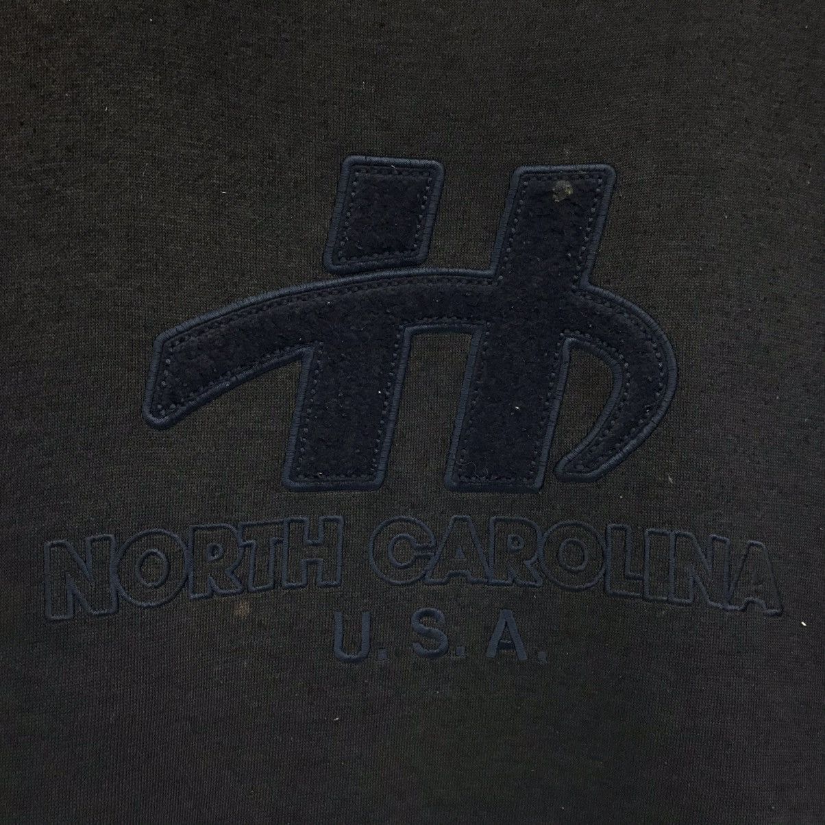 Hanes × Vintage Hanes Sweatshirt Crewneck Big Spellout North Corolina Hanes Size US M / EU 48-50 / 2 - 4 Thumbnail