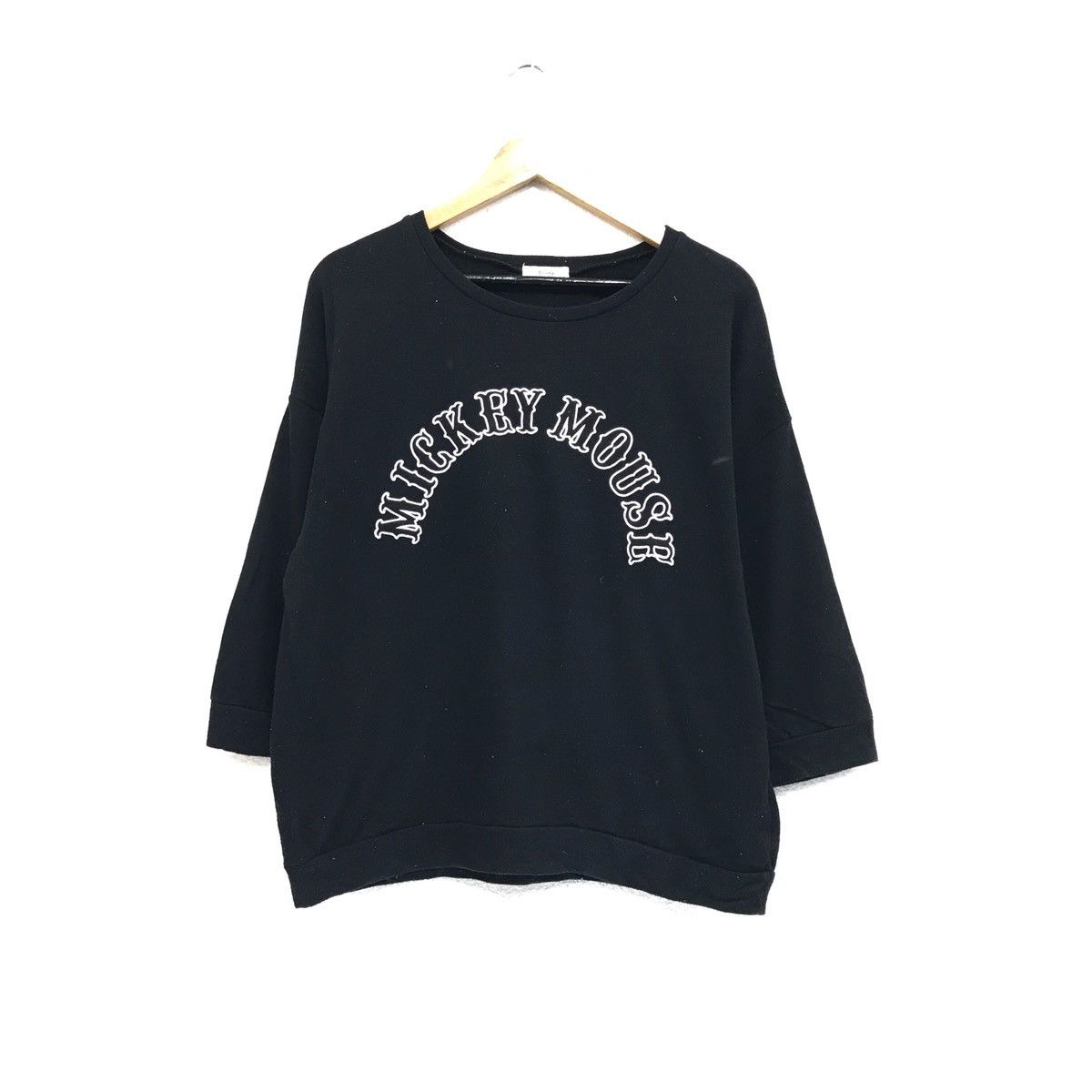 Disney × Japanese Brand × Mickey Mouse Mickey Mouse Sweatshirt Crewneck Biglogo Mickey Design Size M / US 6-8 / IT 42-44 - 2 Thumbnail