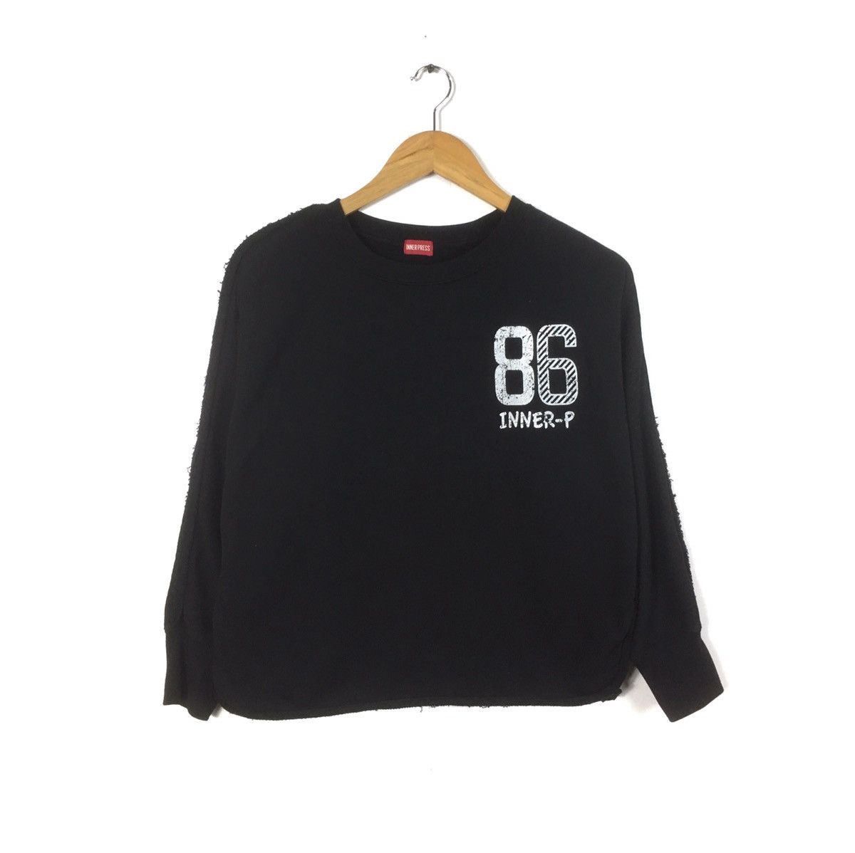 Designer × Japanese Brand × Vintage Vintage Inner Press Crop Top Biglogo Spellout InnerPress Size US S / EU 44-46 / 1 - 2 Thumbnail