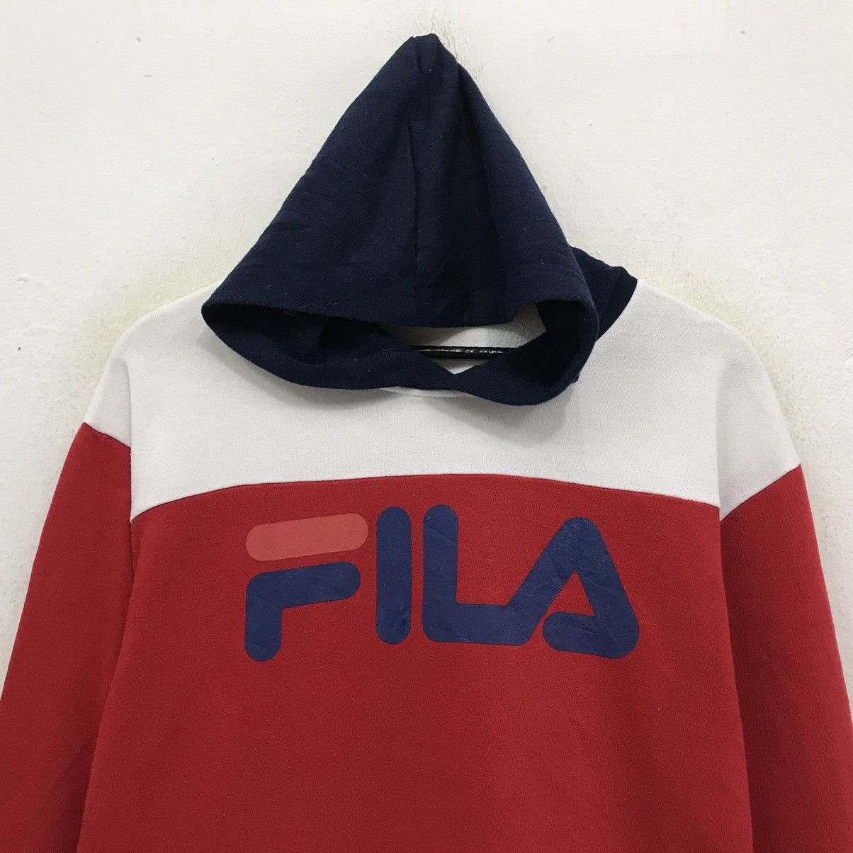 Fila × Japanese Brand FILA Sweatshirt Hoodie Big logo Spellout FILA Size US M / EU 48-50 / 2 - 2 Thumbnail