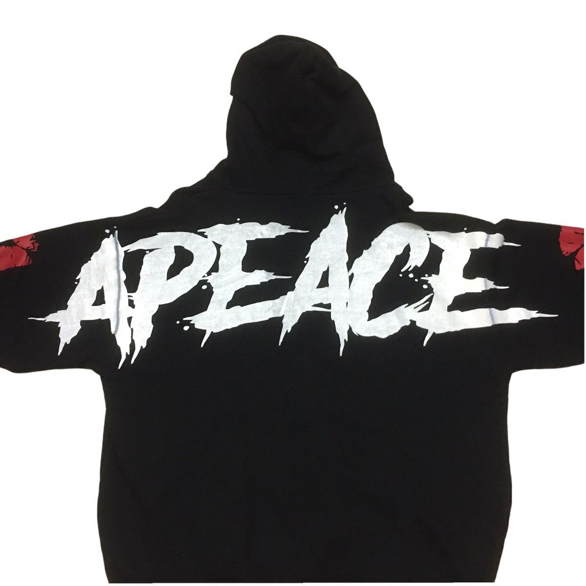 Designer × Japanese Brand × Rockstar Games Jury Black X Apeace Japan Rock Style Hoodie Sweatshirt Size US XL / EU 56 / 4 - 2 Thumbnail