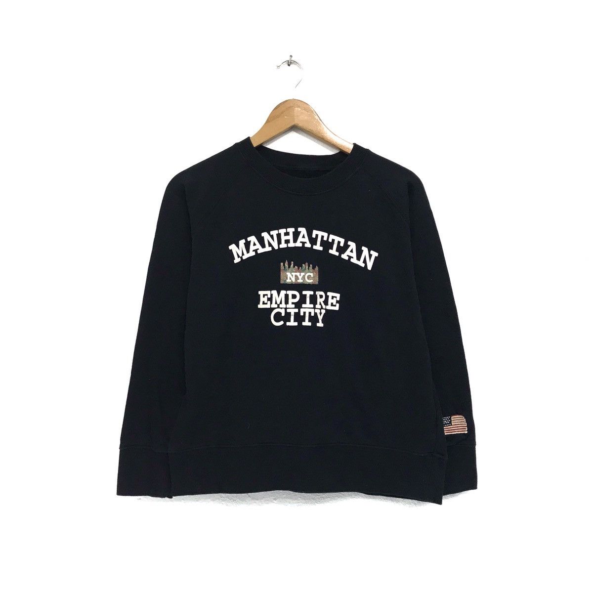 Japanese Brand Vintage Manhattan Sweatshirt Manhattan Empire City Size S / US 4 / IT 40 - 1 Thumbnail