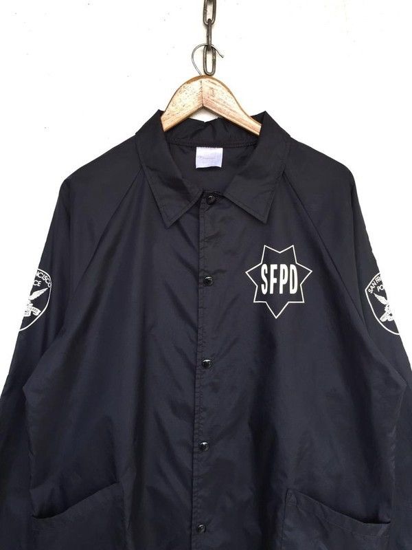 Auburn Sportswear Vintage Auburn Windbreaker Police Tactical Jack Size US L / EU 52-54 / 3 - 2 Thumbnail