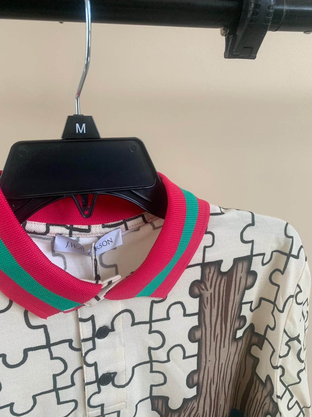 JW Anderson Puzzle Graphic Polo in Multicolor Size US XS / EU 42 / 0 - 8 Thumbnail