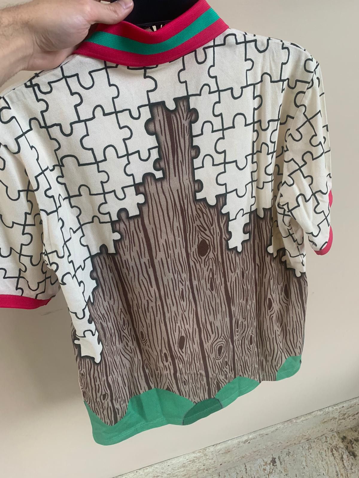 JW Anderson Puzzle Graphic Polo in Multicolor Size US XS / EU 42 / 0 - 11 Thumbnail