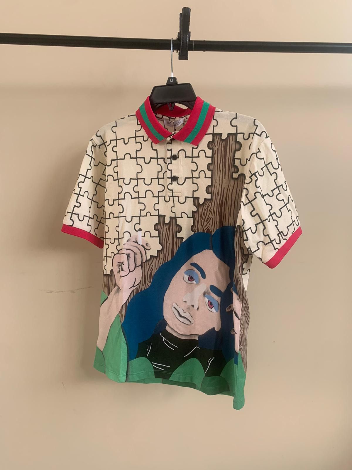 JW Anderson Puzzle Graphic Polo in Multicolor Size US XS / EU 42 / 0 - 3 Thumbnail