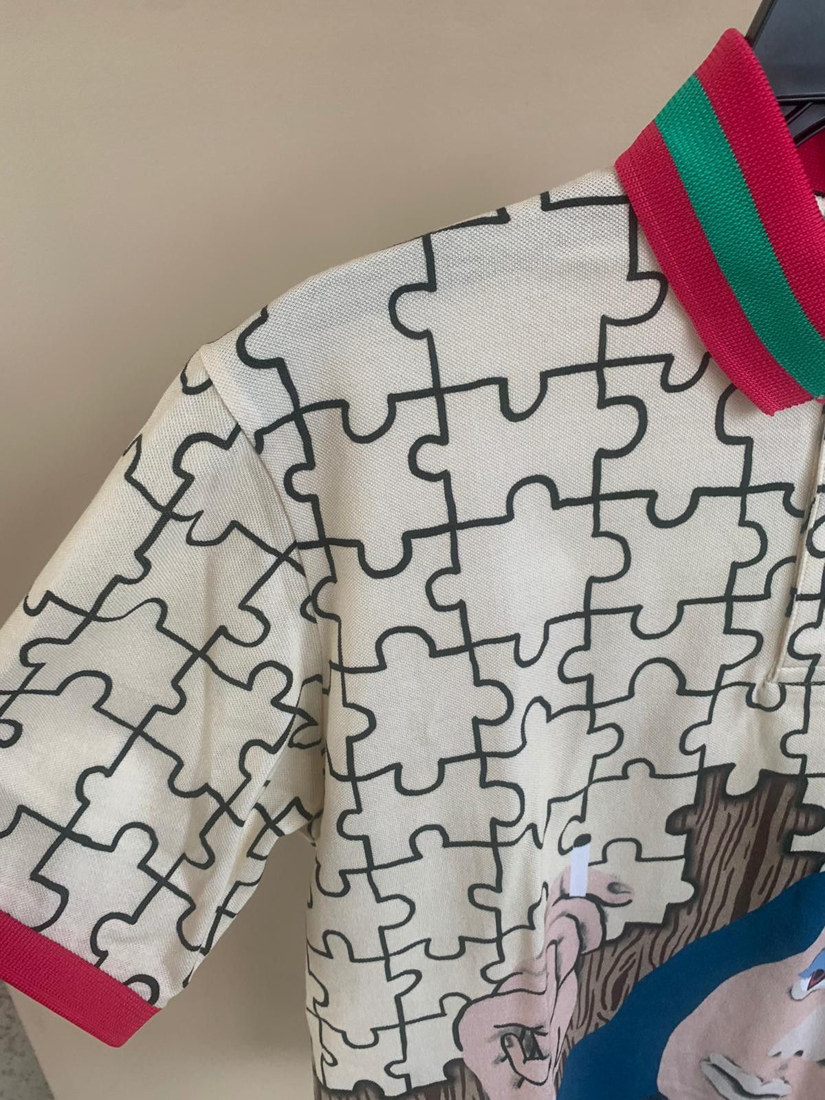 JW Anderson Puzzle Graphic Polo in Multicolor Size US XS / EU 42 / 0 - 5 Thumbnail