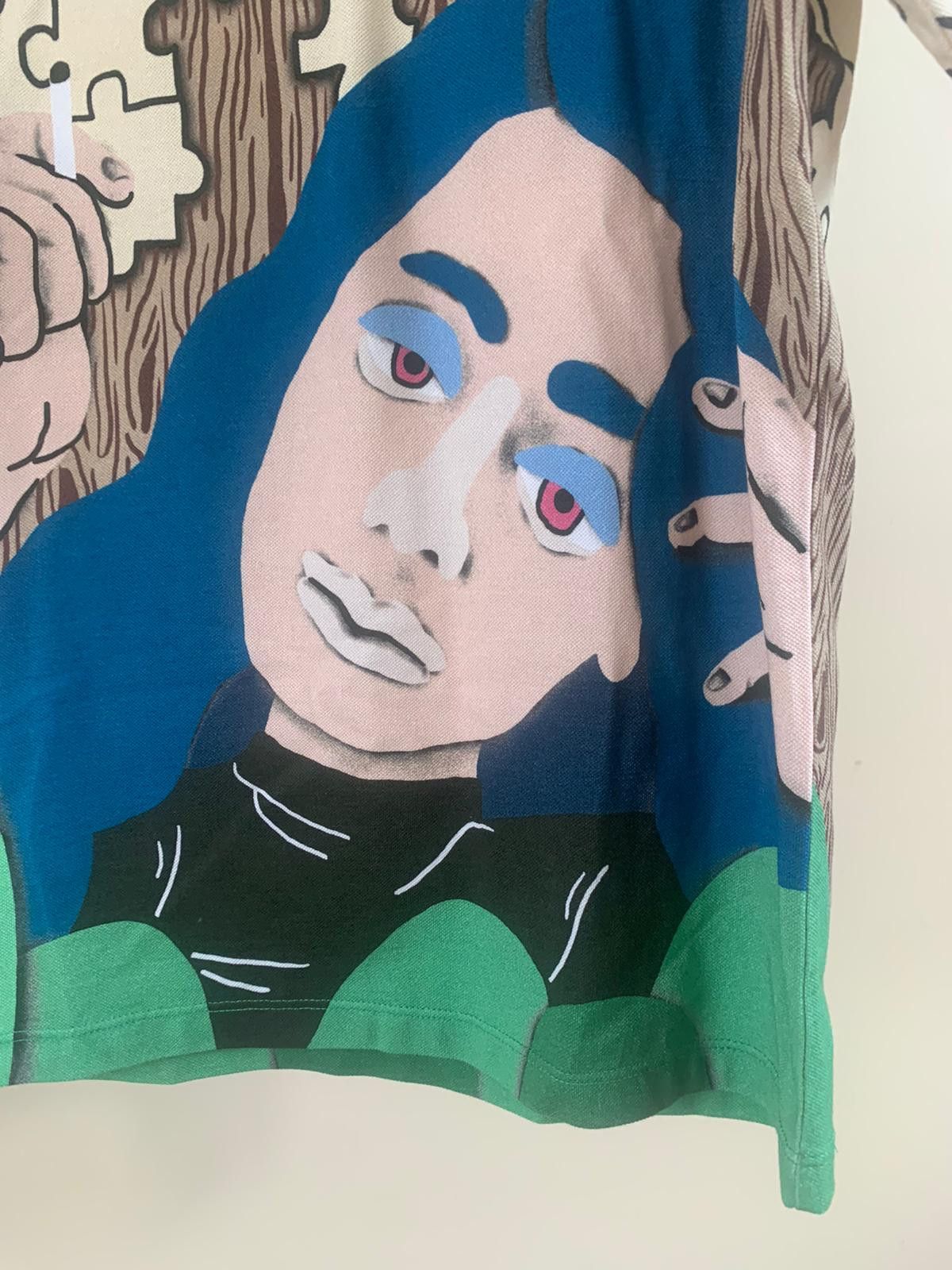 JW Anderson Puzzle Graphic Polo in Multicolor Size US XS / EU 42 / 0 - 9 Thumbnail