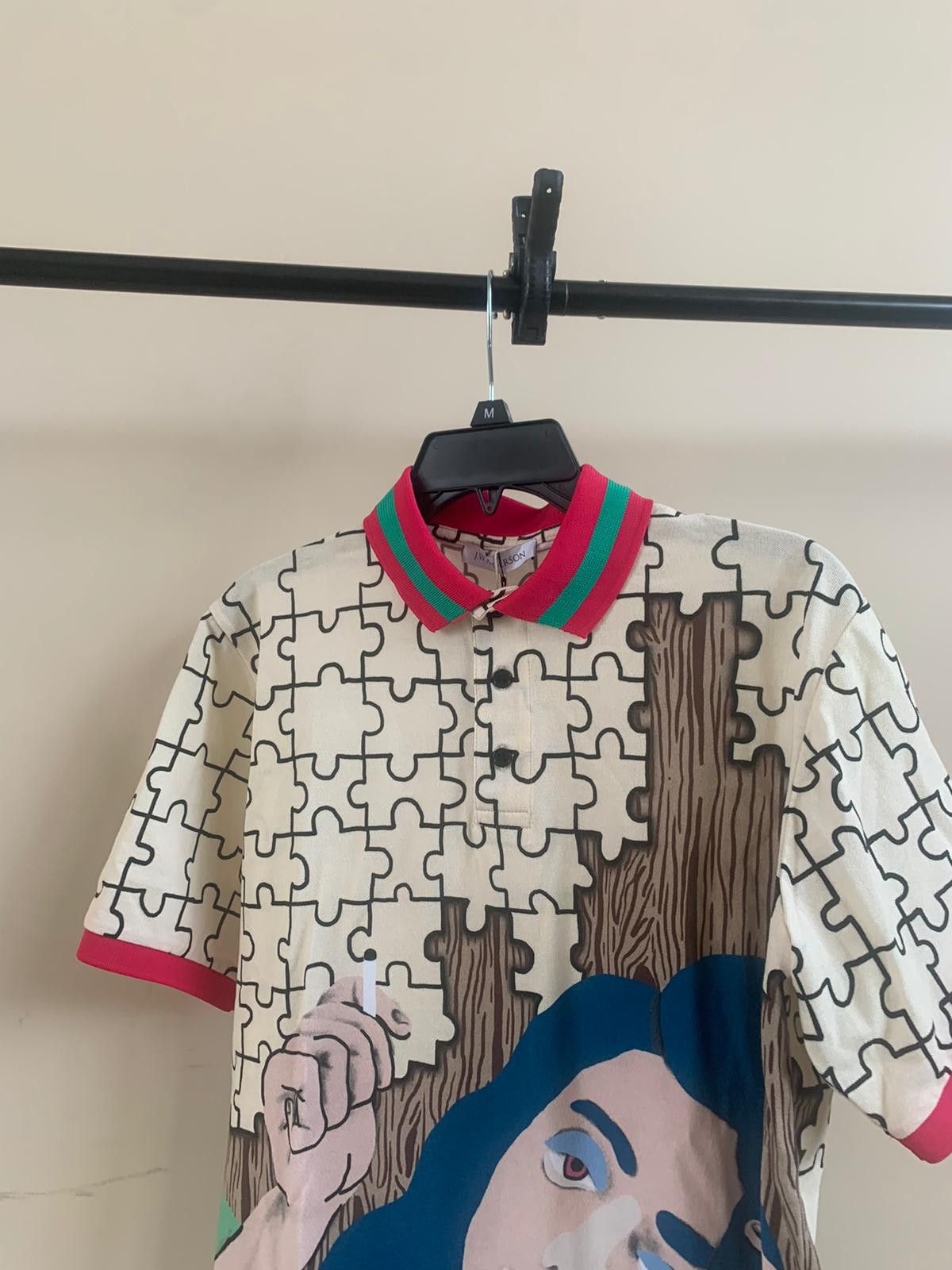 JW Anderson Puzzle Graphic Polo in Multicolor Size US XS / EU 42 / 0 - 4 Thumbnail
