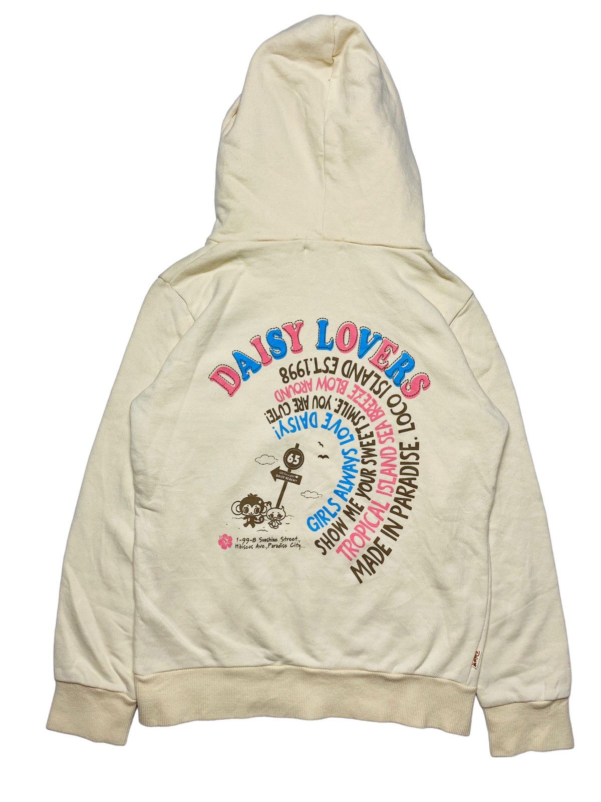 Angel Blue 2000s Daisy Lovers - Tropical Island Hoodie Size M / US 6-8 / IT 42-44 - 2 Thumbnail
