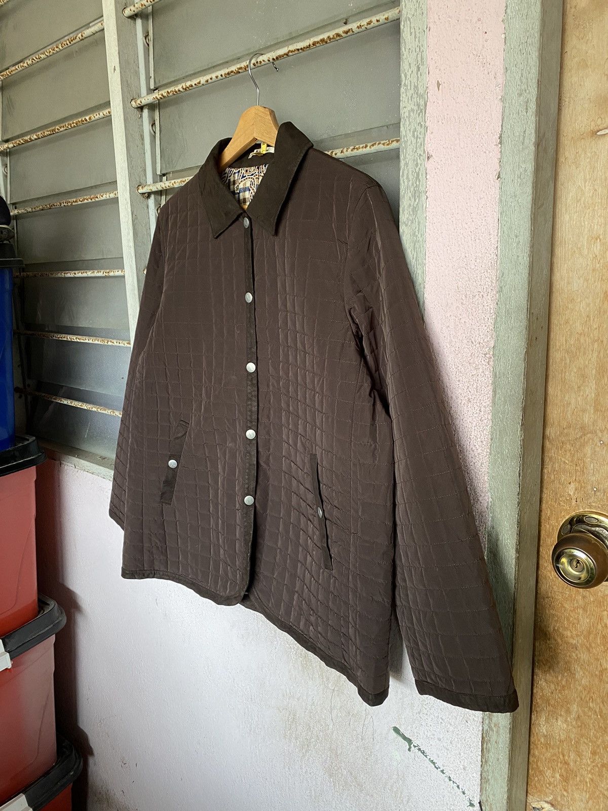 Aquascutum × Designer × Vintage Aquascutum Quilted Jacket Size M / US 6-8 / IT 42-44 - 3 Thumbnail