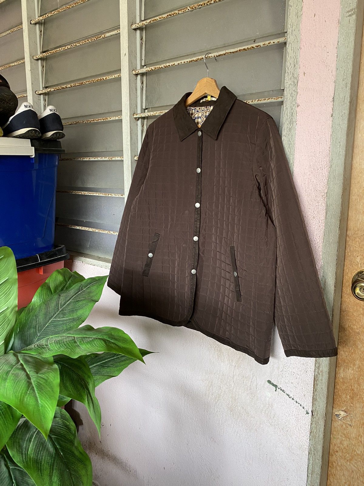 Aquascutum × Designer × Vintage Aquascutum Quilted Jacket Size M / US 6-8 / IT 42-44 - 1 Thumbnail