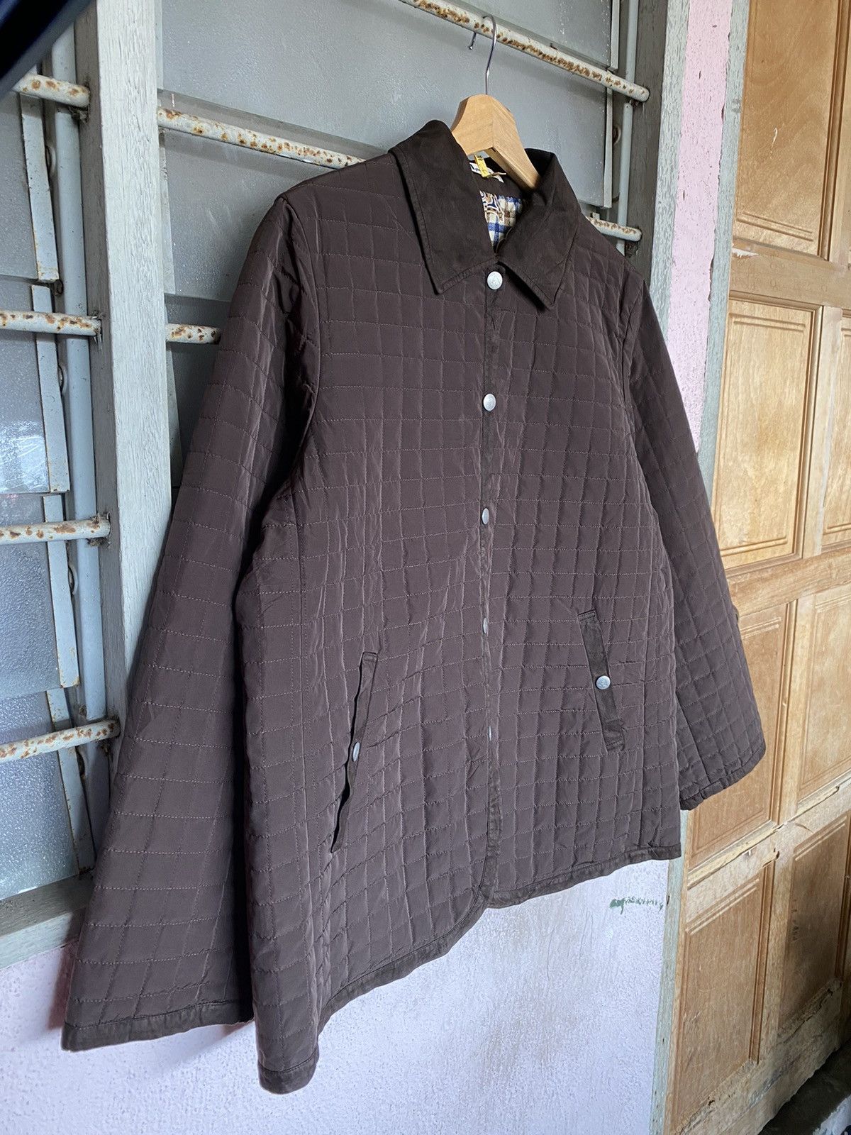 Aquascutum × Designer × Vintage Aquascutum Quilted Jacket Size M / US 6-8 / IT 42-44 - 4 Thumbnail