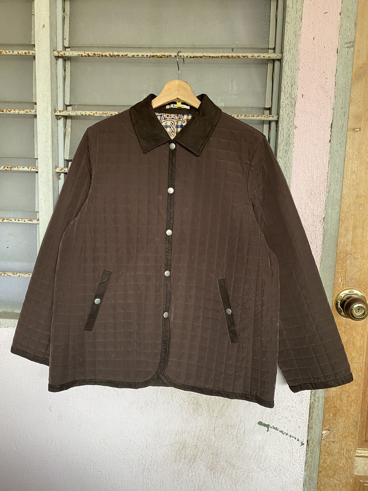Aquascutum × Designer × Vintage Aquascutum Quilted Jacket Size M / US 6-8 / IT 42-44 - 5 Thumbnail