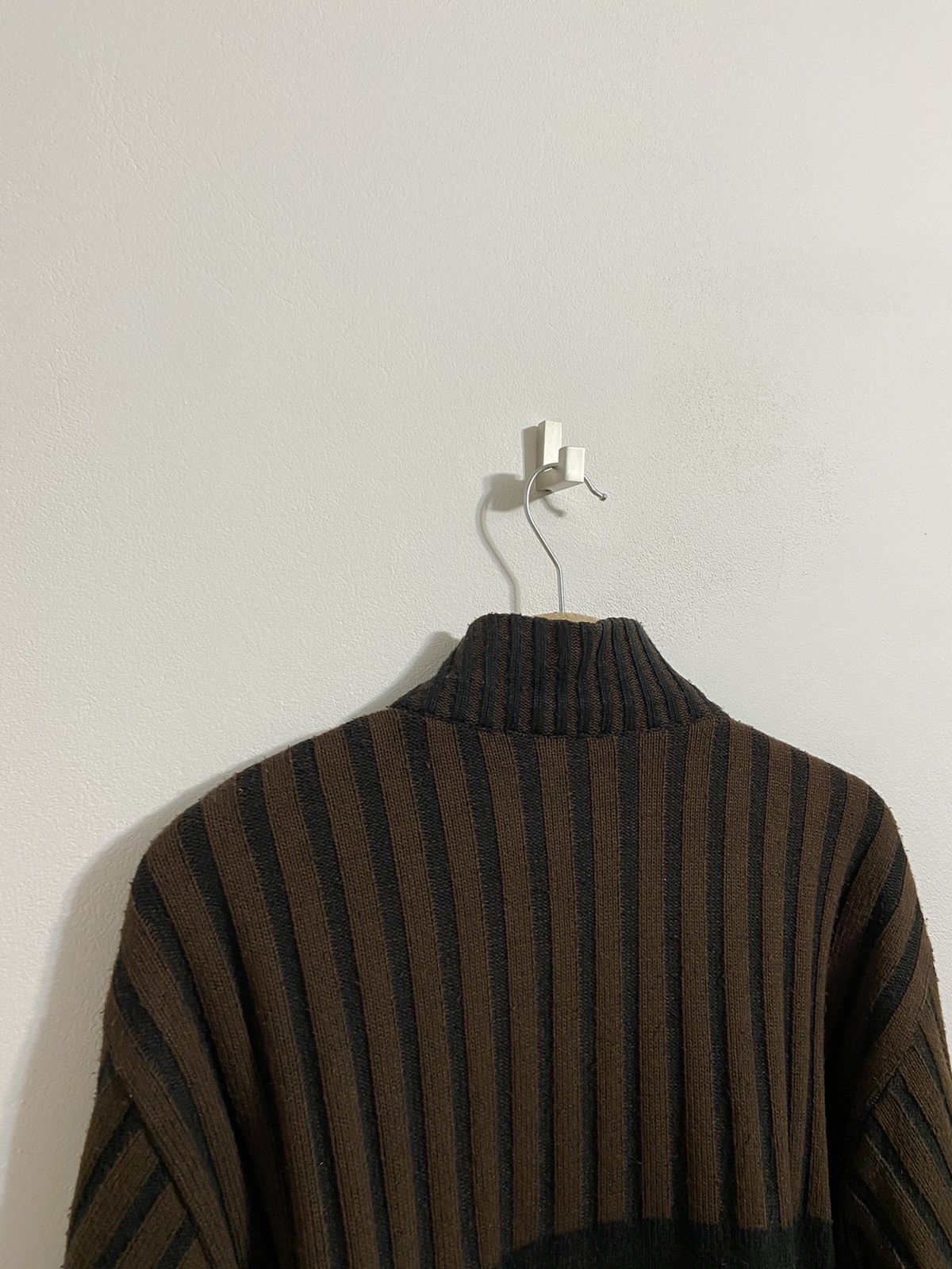 Diesel Vintage Zip Sweater Diesel Black/Brown y2k size XXL Size US XXL / EU 58 / 5 - 20 Thumbnail
