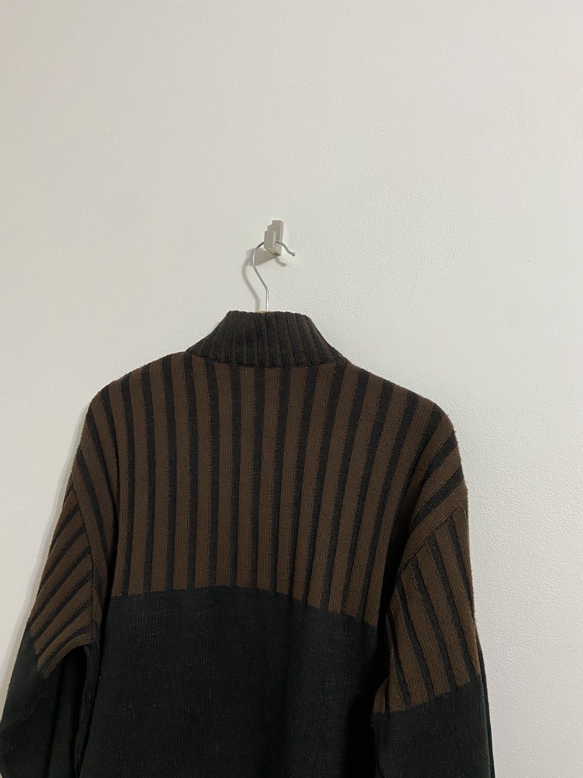 Diesel Vintage Zip Sweater Diesel Black/Brown y2k size XXL Size US XXL / EU 58 / 5 - 19 Thumbnail