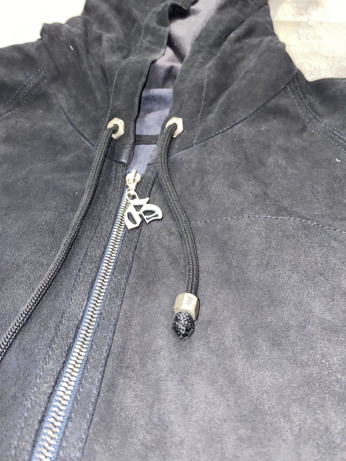 John Galliano John Galliano Zipped Hooded Black Leather Jacket Size US M / EU 48-50 / 2 - 13 Thumbnail