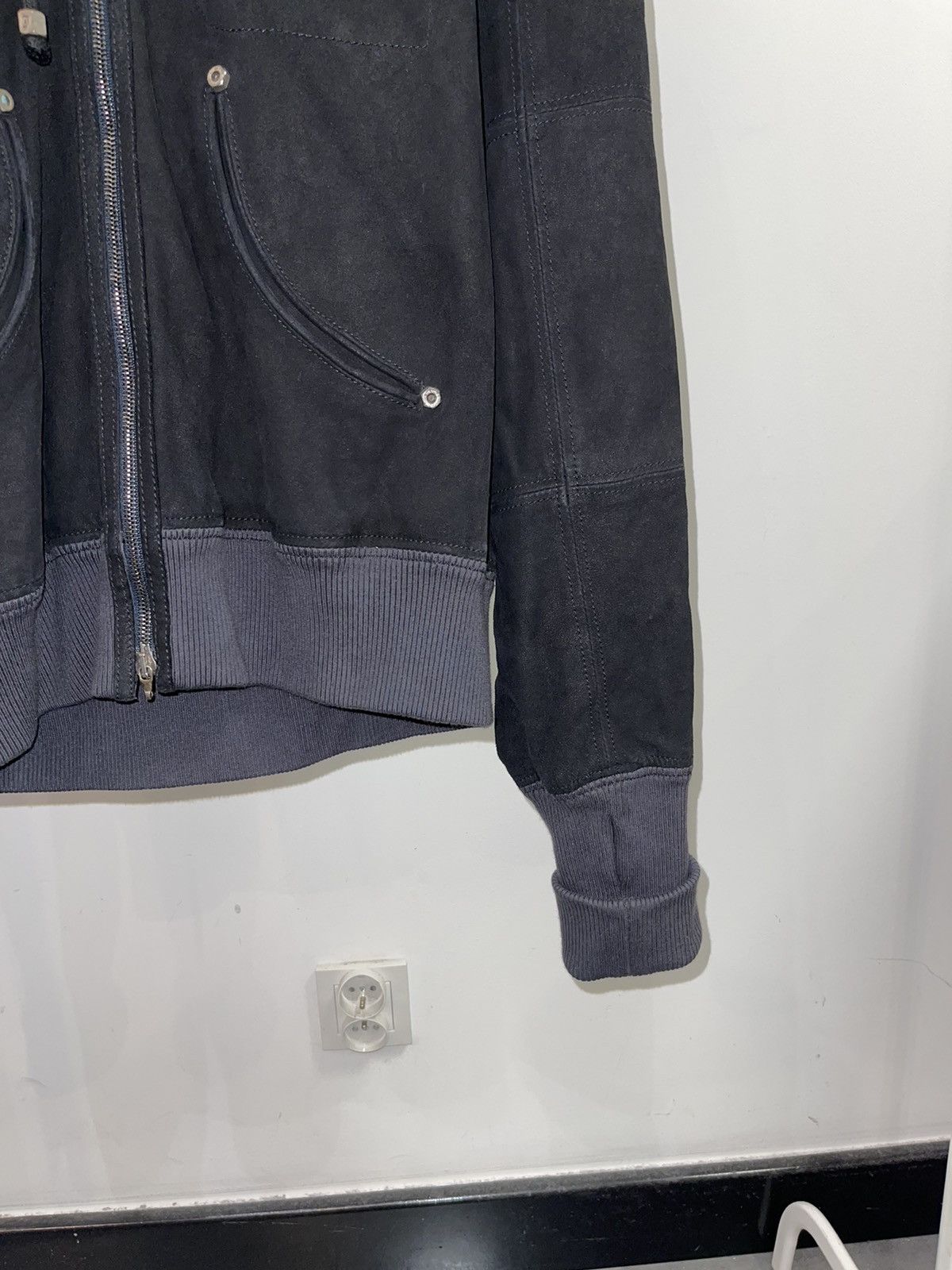 John Galliano John Galliano Zipped Hooded Black Leather Jacket Size US M / EU 48-50 / 2 - 3 Thumbnail