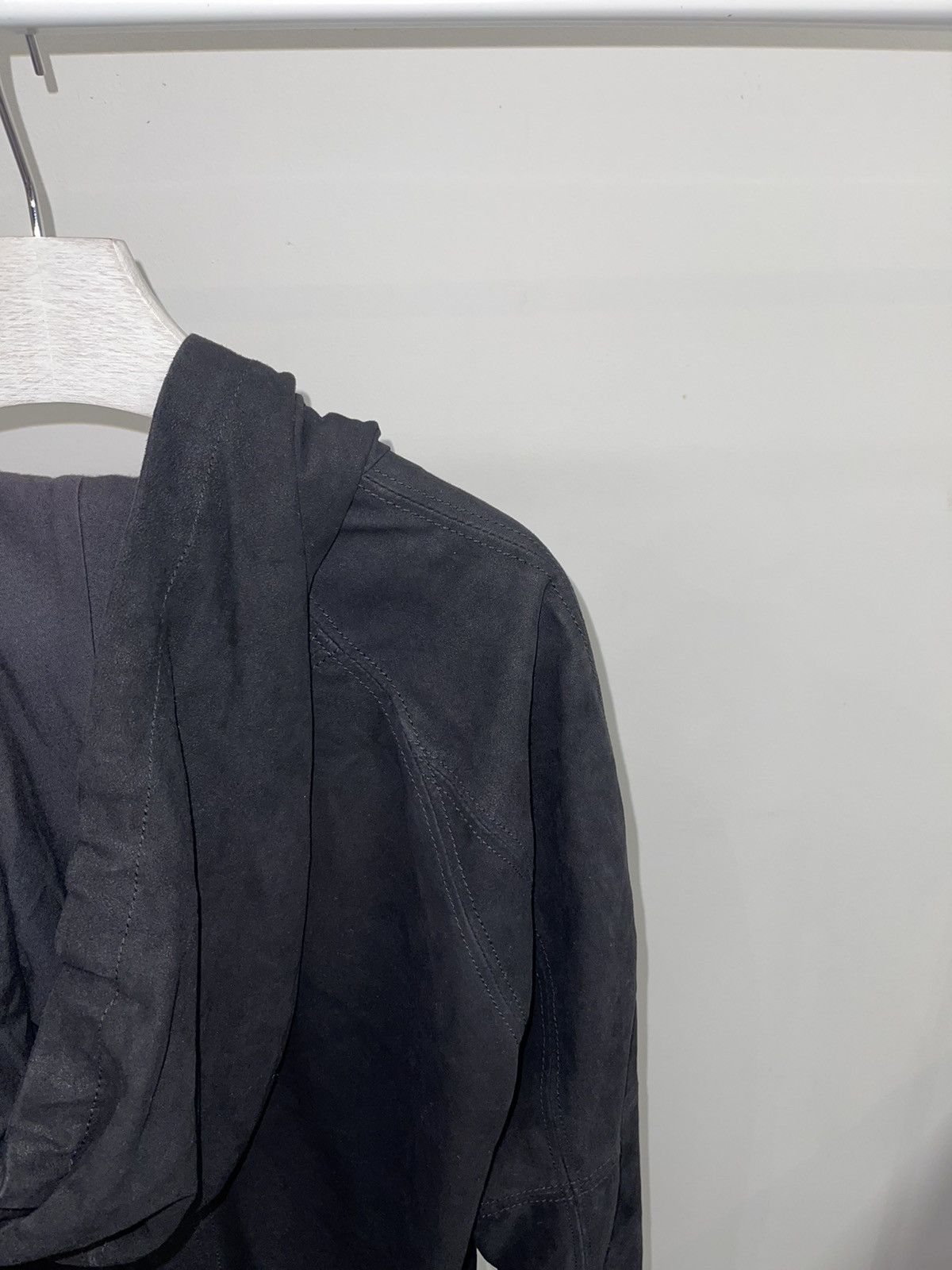 John Galliano John Galliano Zipped Hooded Black Leather Jacket Size US M / EU 48-50 / 2 - 5 Thumbnail