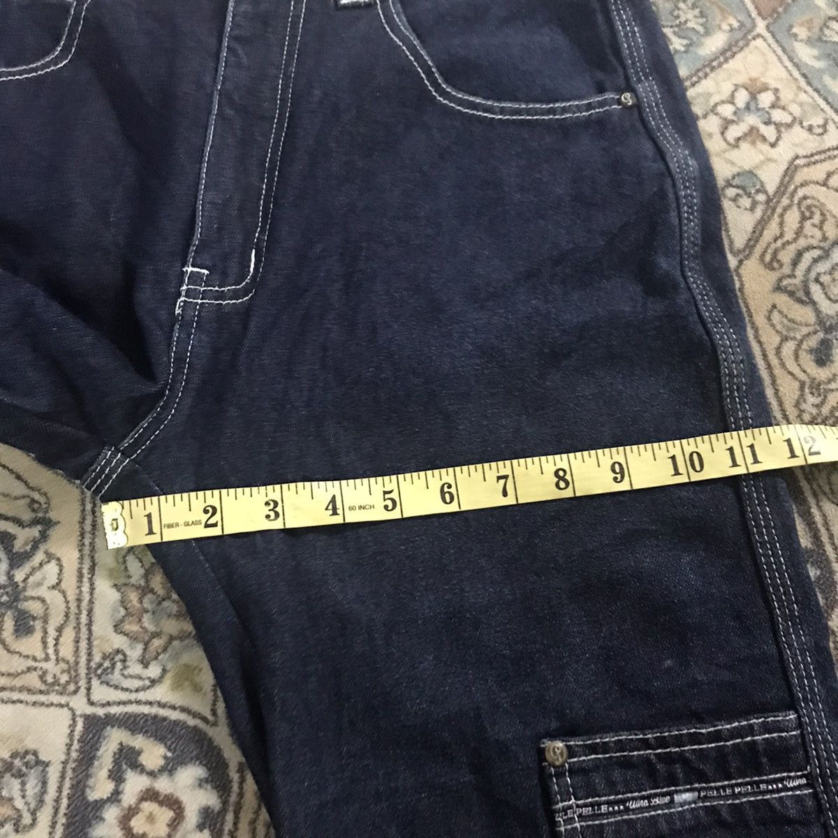 Marc Buchanan Vintage Y2K Pelle Pelle Denim Carpenter Pants Size US 30 / EU 46 - 18 Thumbnail