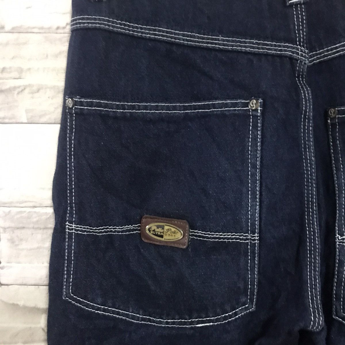 Marc Buchanan Vintage Y2K Pelle Pelle Denim Carpenter Pants Size US 30 / EU 46 - 11 Thumbnail