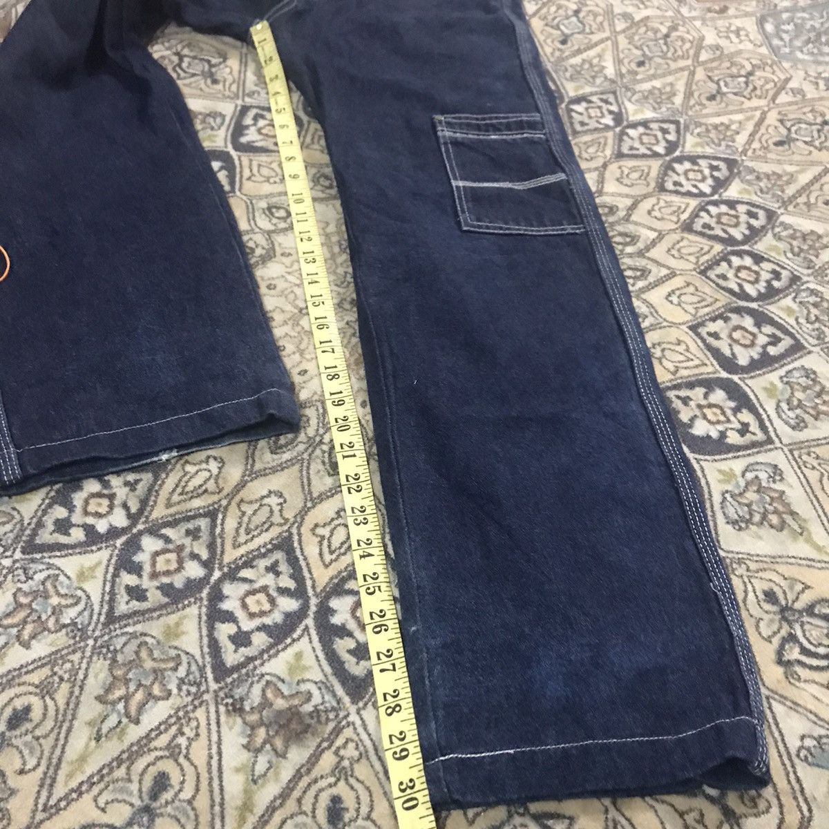 Marc Buchanan Vintage Y2K Pelle Pelle Denim Carpenter Pants Size US 30 / EU 46 - 16 Thumbnail
