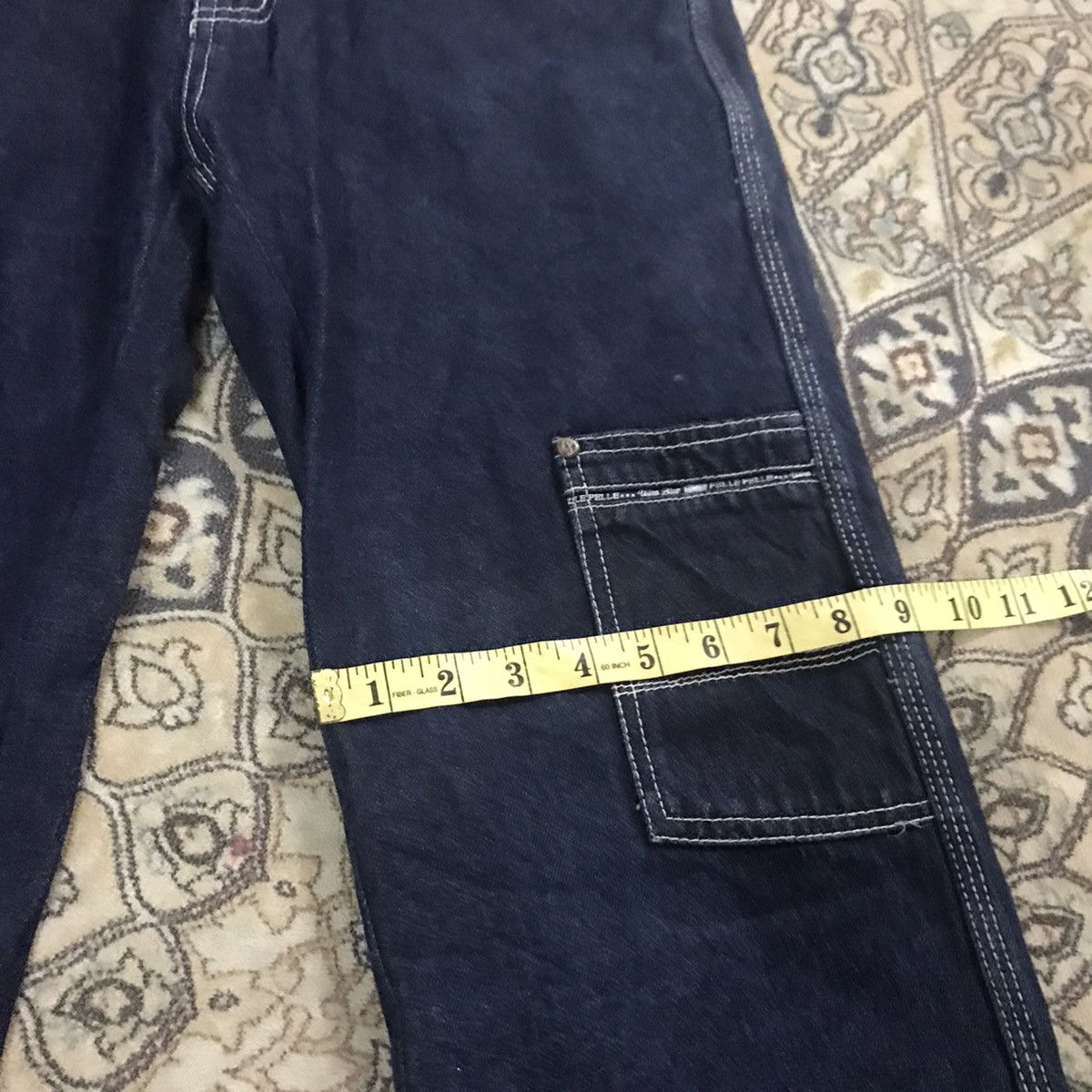 Marc Buchanan Vintage Y2K Pelle Pelle Denim Carpenter Pants Size US 30 / EU 46 - 19 Thumbnail