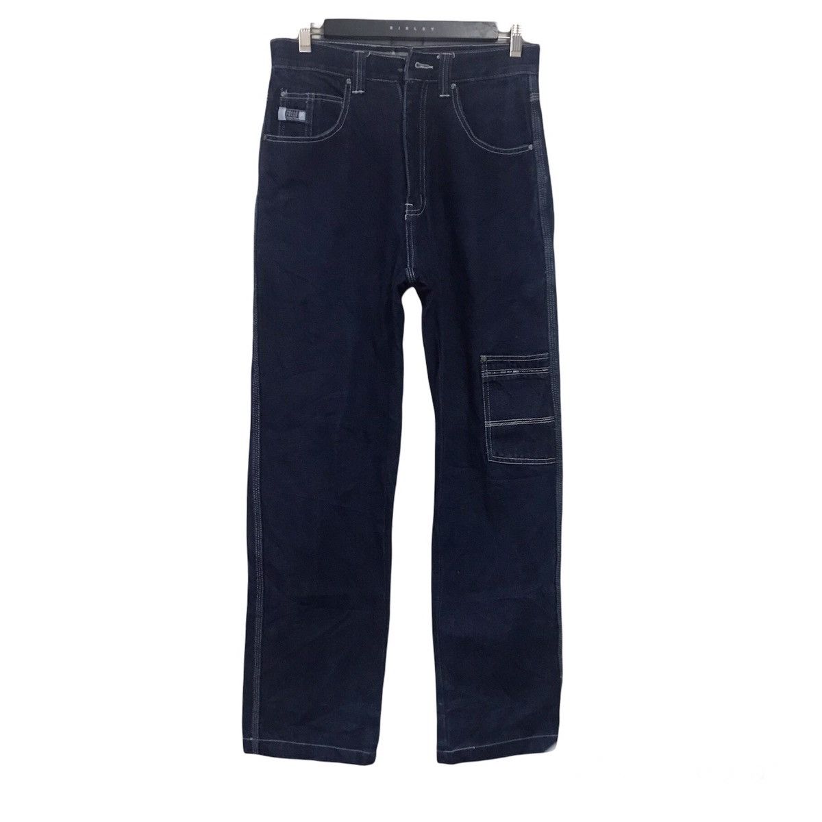 Marc Buchanan Vintage Y2K Pelle Pelle Denim Carpenter Pants Size US 30 / EU 46 - 2 Thumbnail
