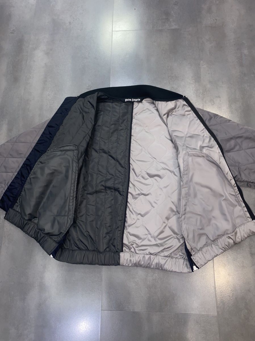Palm Angels Palm Angels "Property" Big Logo Technical Bomber Jacket Size US L / EU 52-54 / 3 - 17 Thumbnail
