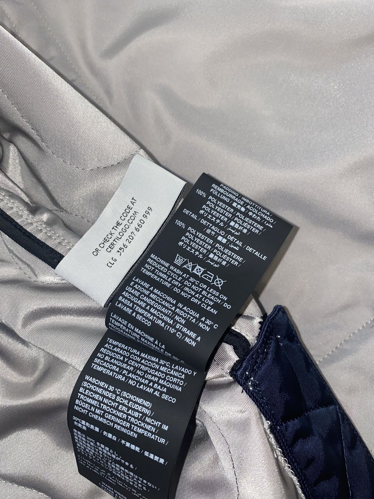 Palm Angels Palm Angels "Property" Big Logo Technical Bomber Jacket Size US L / EU 52-54 / 3 - 21 Thumbnail