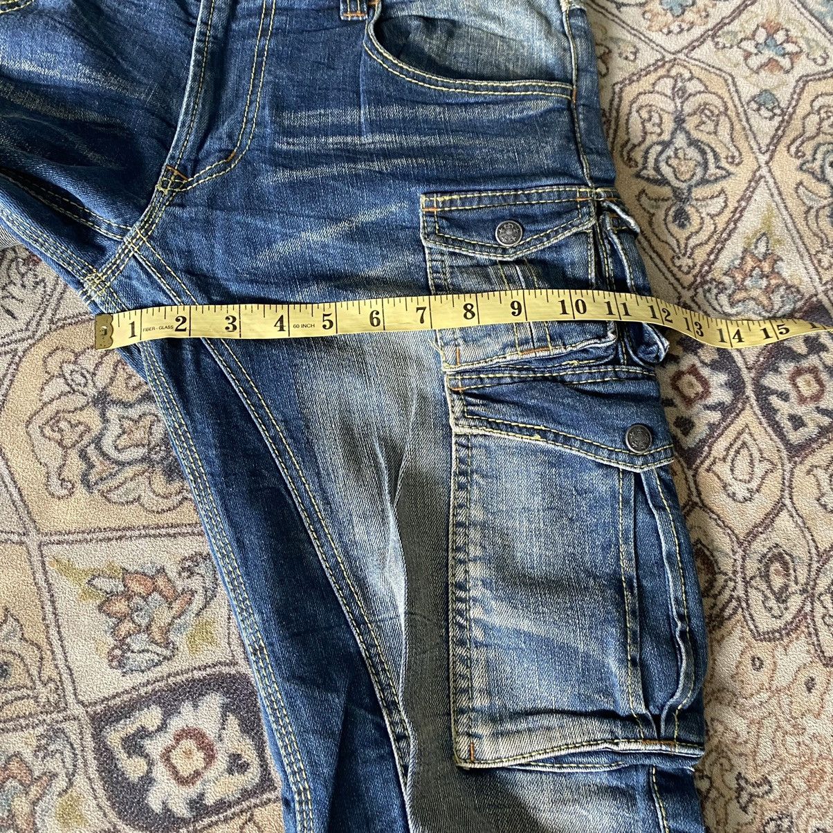 Nicole Club Japan Nicole Club For Men Denim Cargo Flares Pants Faded Size US 34 / EU 50 - 22 Thumbnail