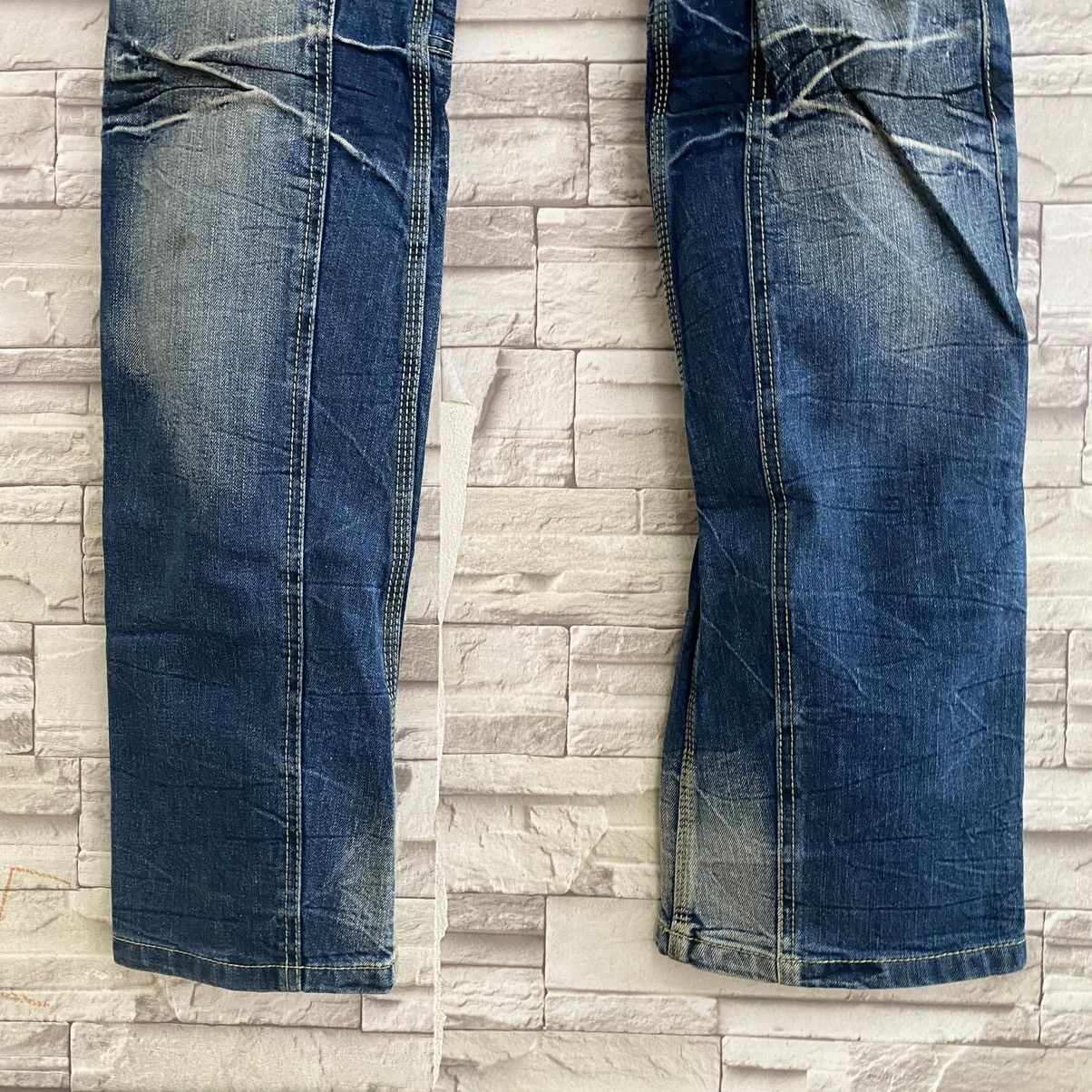 Nicole Club Japan Nicole Club For Men Denim Cargo Flares Pants Faded Size US 34 / EU 50 - 9 Thumbnail