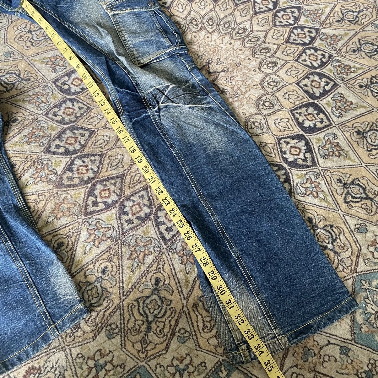 Nicole Club Japan Nicole Club For Men Denim Cargo Flares Pants Faded Size US 34 / EU 50 - 21 Thumbnail