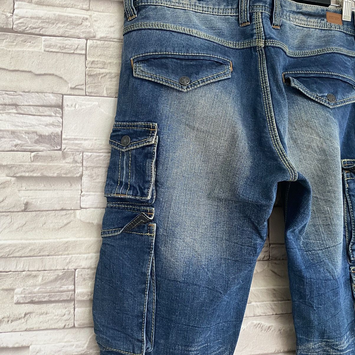 Nicole Club Japan Nicole Club For Men Denim Cargo Flares Pants Faded Size US 34 / EU 50 - 12 Thumbnail