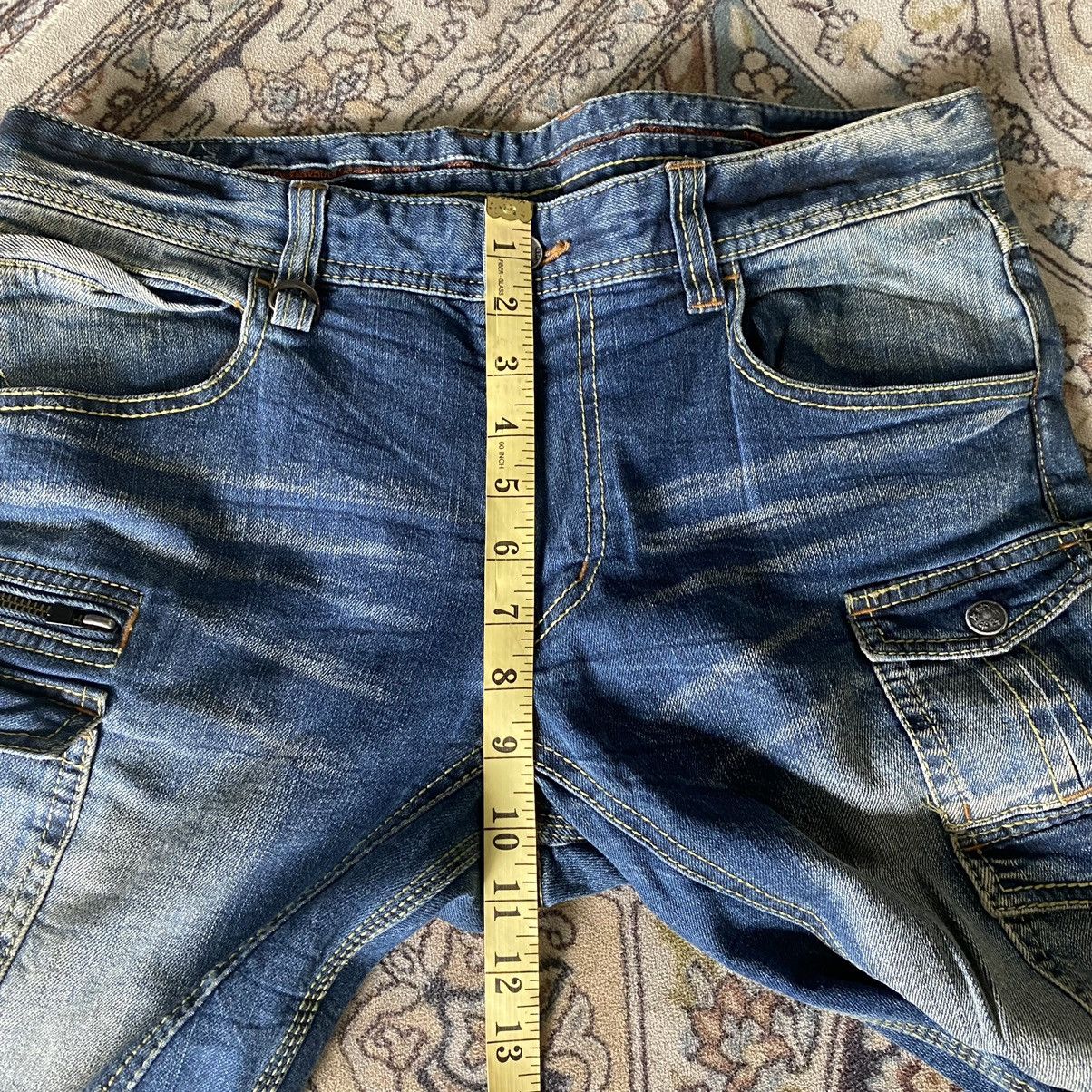 Nicole Club Japan Nicole Club For Men Denim Cargo Flares Pants Faded Size US 34 / EU 50 - 19 Thumbnail