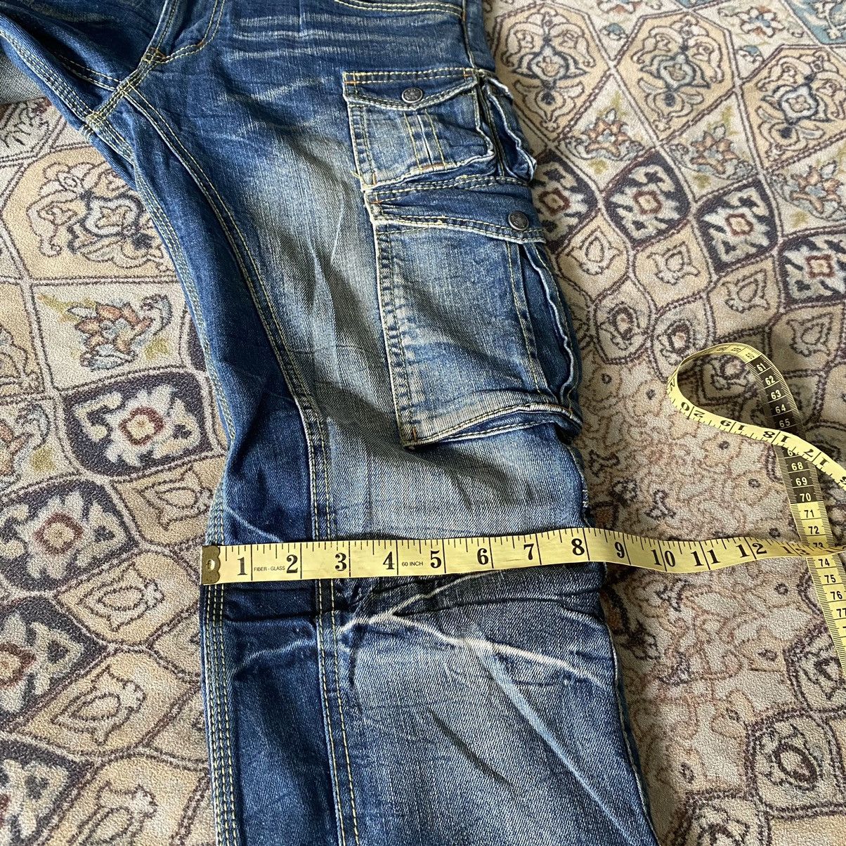 Nicole Club Japan Nicole Club For Men Denim Cargo Flares Pants Faded Size US 34 / EU 50 - 23 Thumbnail