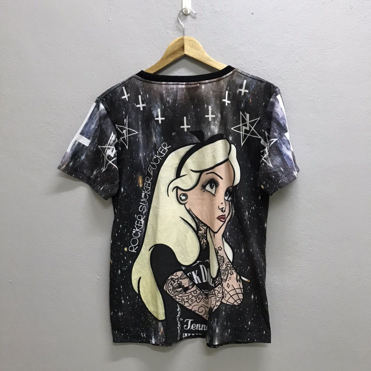 Japanese Brand Vintage Rocker Sucker rebel girl tatto jack daniel Tshirt Size US S / EU 44-46 / 1 - 6 Thumbnail